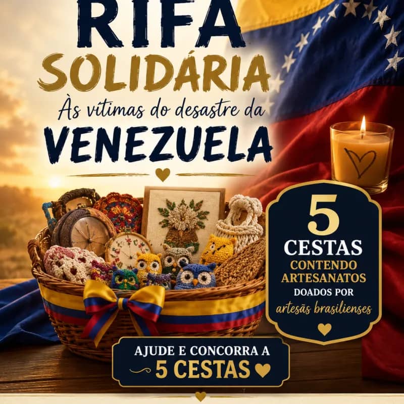 Imagem da campanha RIFA SOLIDÁRIA VENEZUELA
