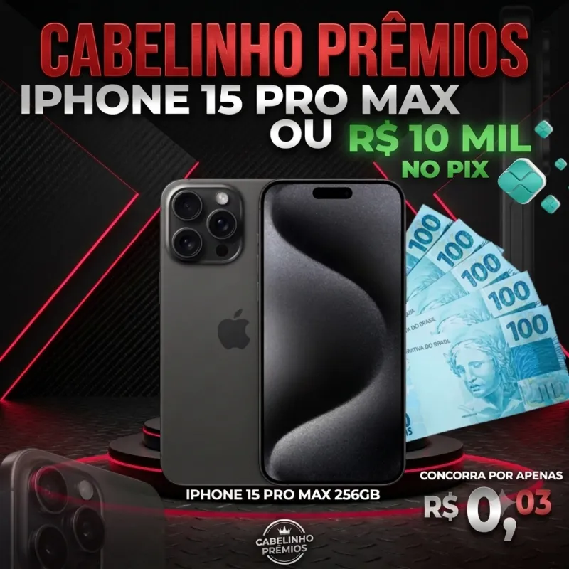 Imagem da campanha Cabelinho prêmios