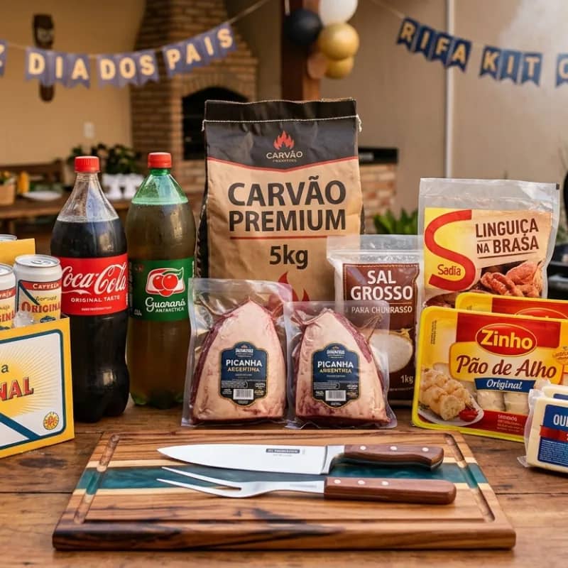 Imagem da campanha Rifa dia dos pais - kit churrasco