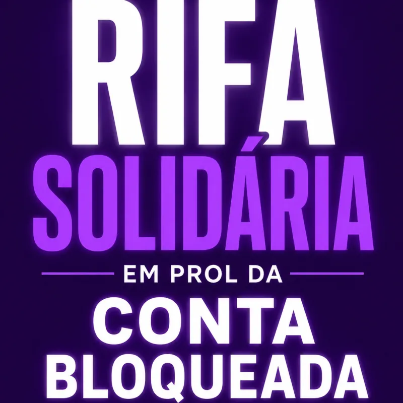 Imagem da campanha RIFA SOLIDÁRIA
