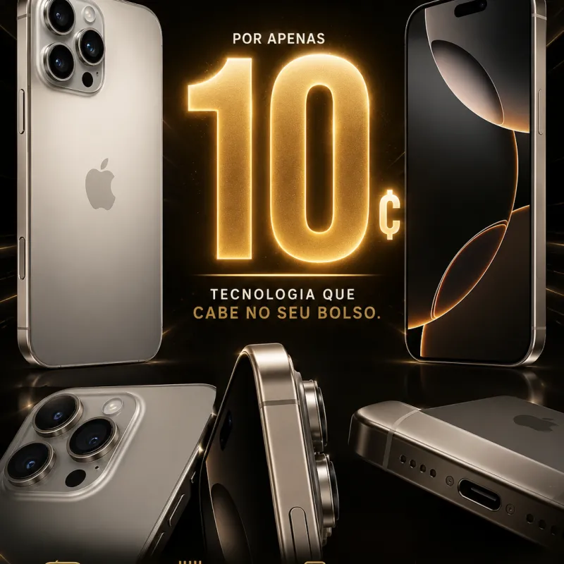 Imagem da campanha IPHONE 16 PRO MAX 256GB OU 8MIL