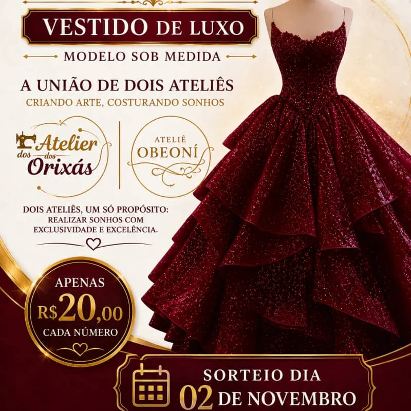 Imagem da campanha Sorteio entre ateliês