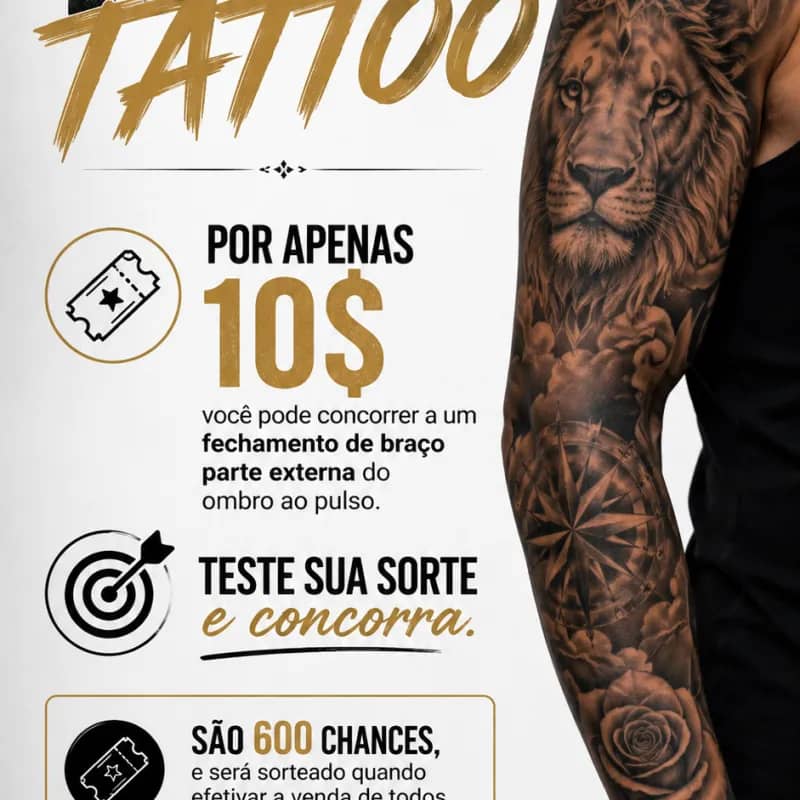Imagem da campanha Rifa tattoo