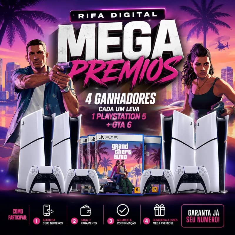 Imagem da campanha Playstation 5
