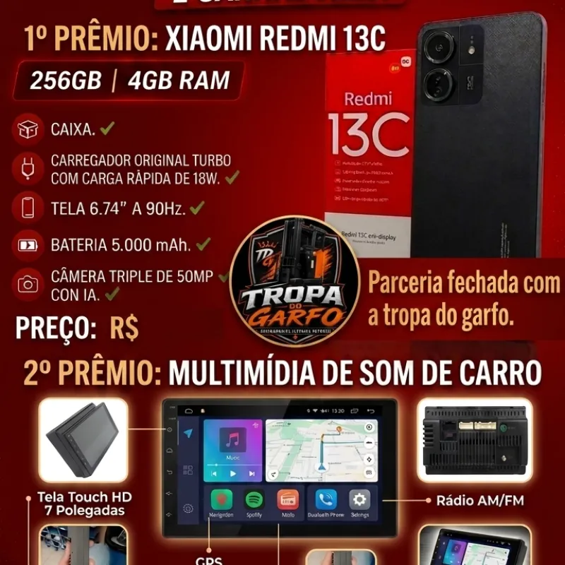 Imagem da campanha Rifa Beneficente.