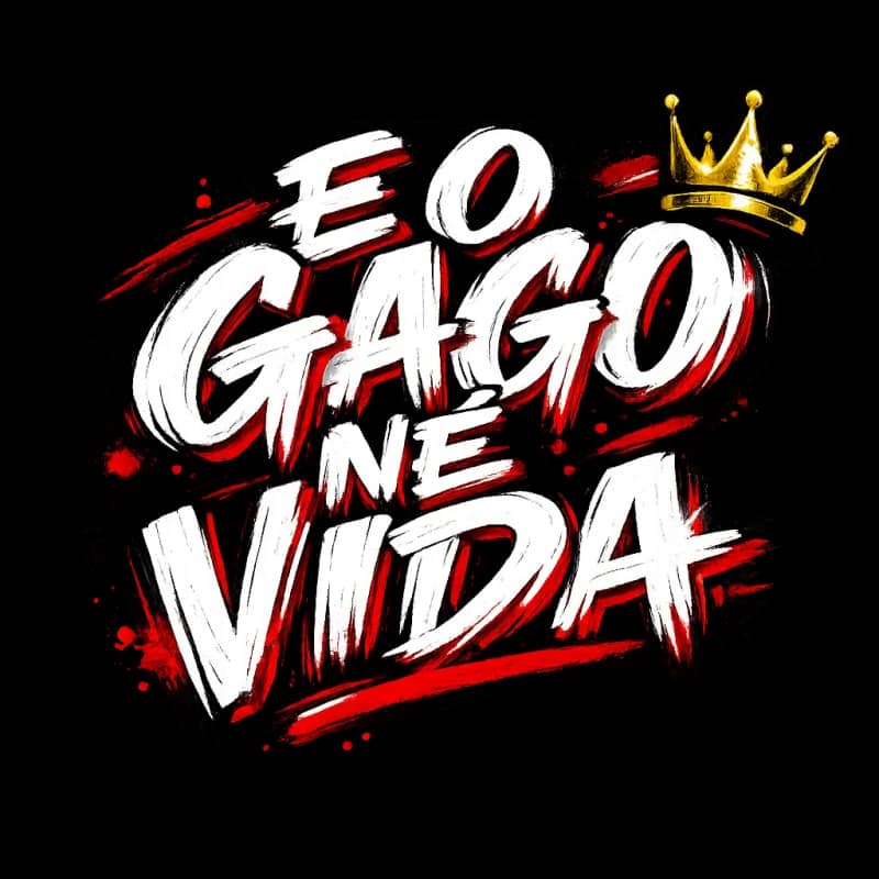 Imagem da campanha E O GAGO NÉ VIDA