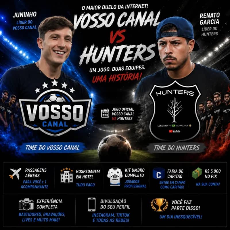Imagem da campanha CAPITÃO VOSSO CANAL