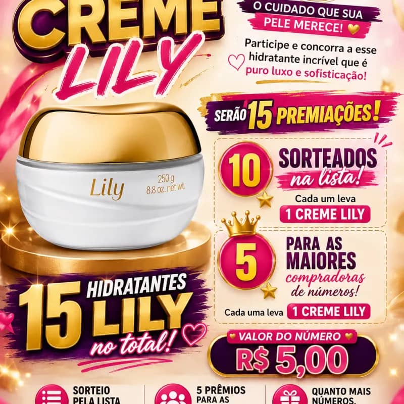 Imagem da campanha 15 Creme Lily 💖