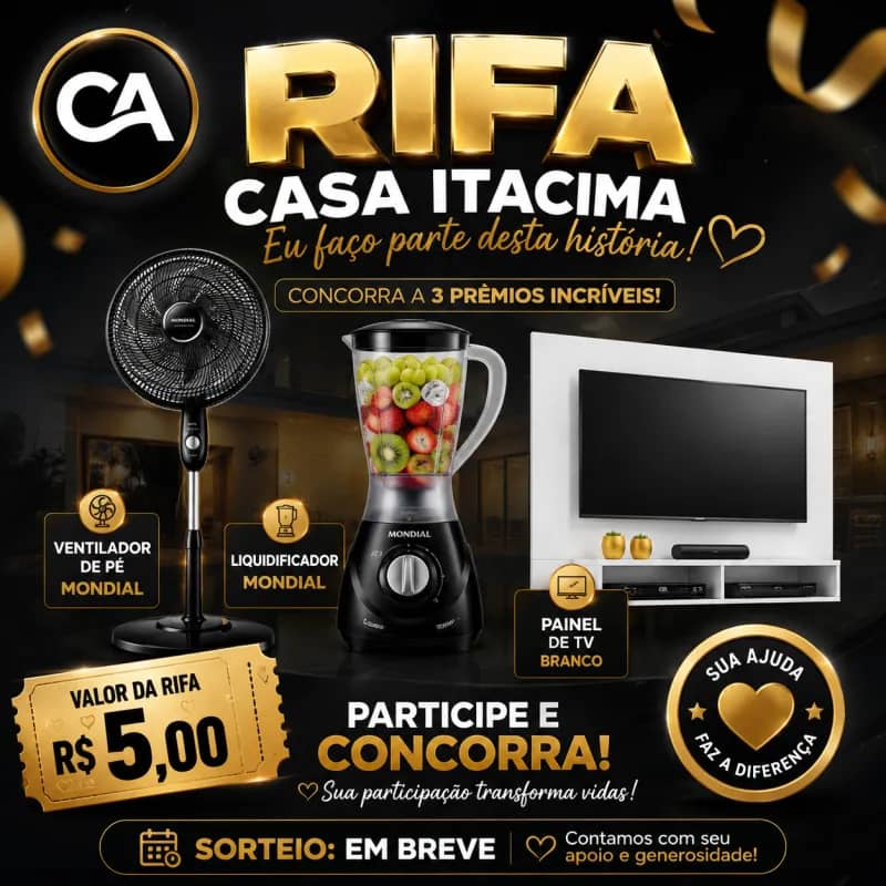 Imagem da campanha CASA ITACIMA EU FAÇO PARTE DESTA HISTÓRIA