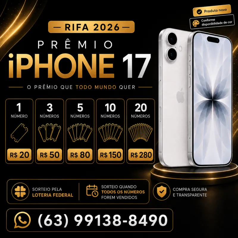 Imagem da campanha Rifa 2026