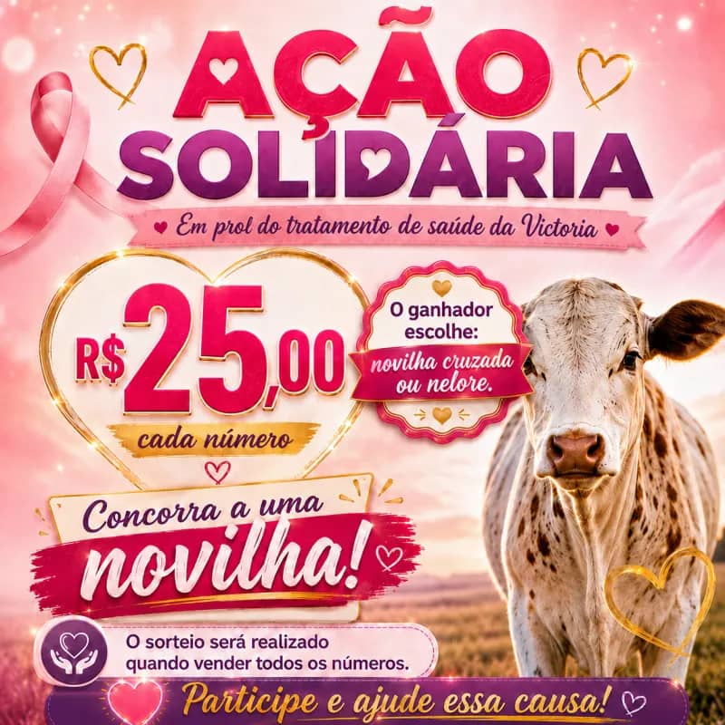 Imagem da campanha ACÃO SOLIDÁRIA TRATAMENTO SAÚDE VICTORIA