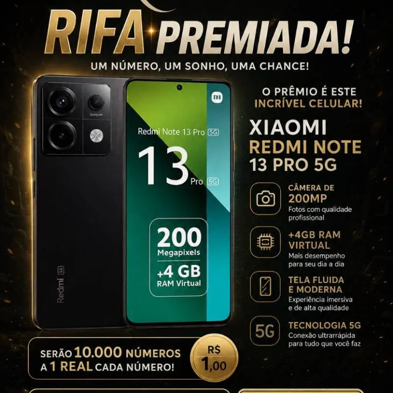 Imagem da campanha Celular xaiomi note 13 pro