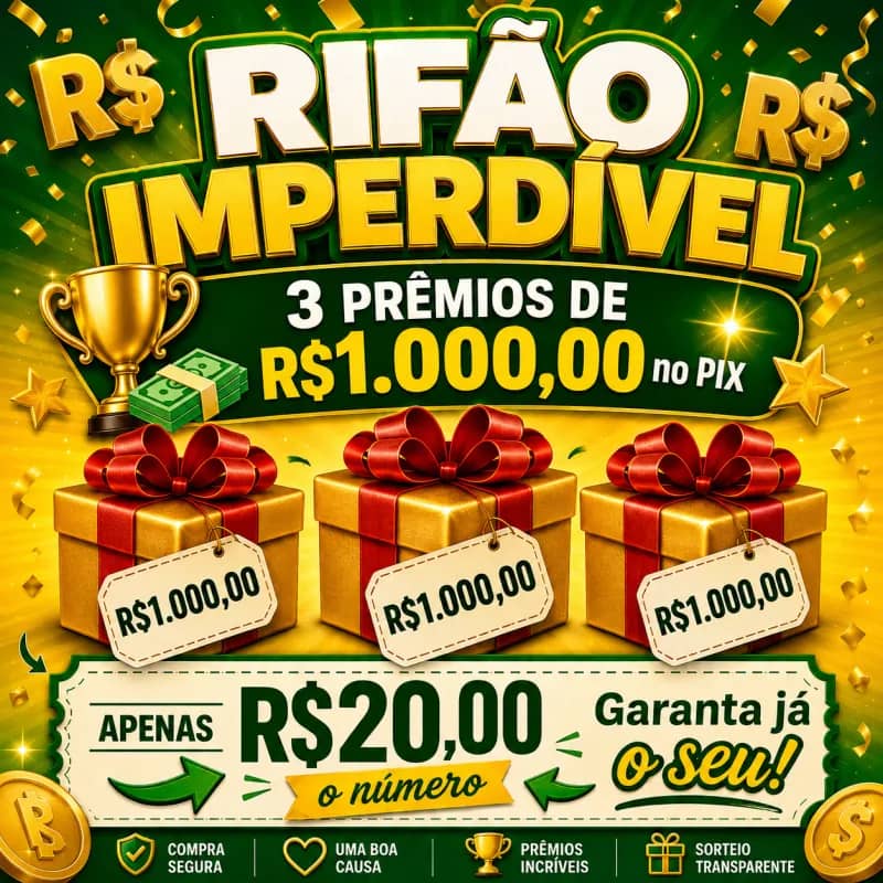 Imagem da campanha Rifa entre amigos  ( Rifão Imperdível )