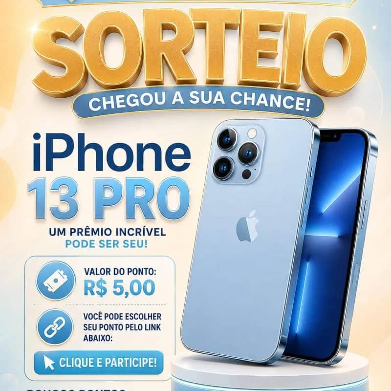 Imagem da campanha Sorteio Beneficente