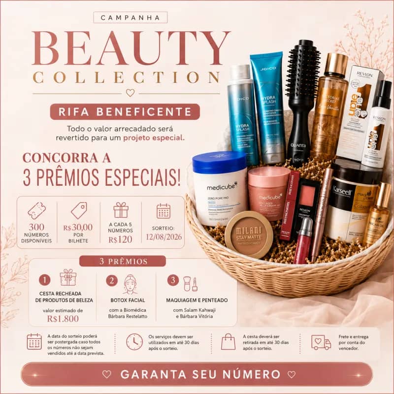 Imagem da campanha Beauty Collection