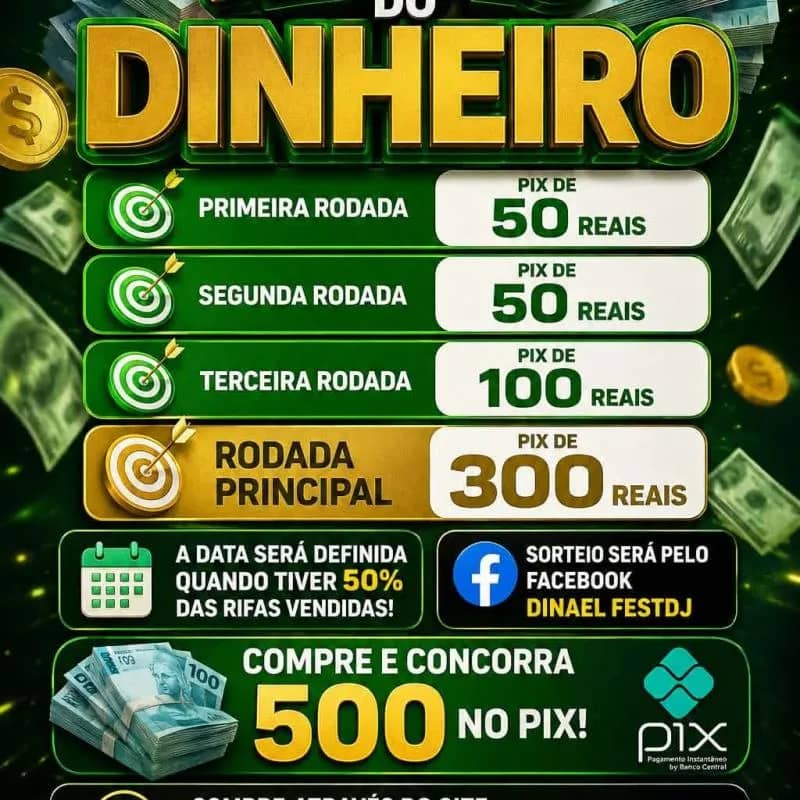 Imagem da campanha Rifão do dinheiro