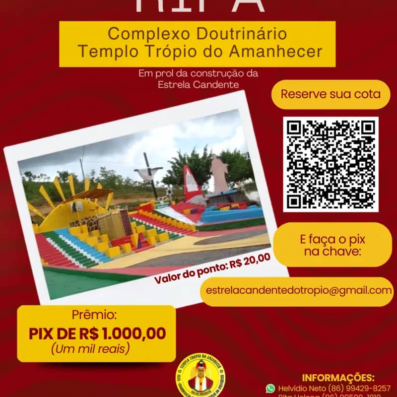 Imagem da campanha Doação Estrela Candente