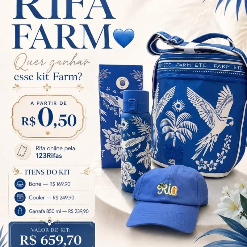 Imagem da campanha Quer ganhar um super kit Farm ?