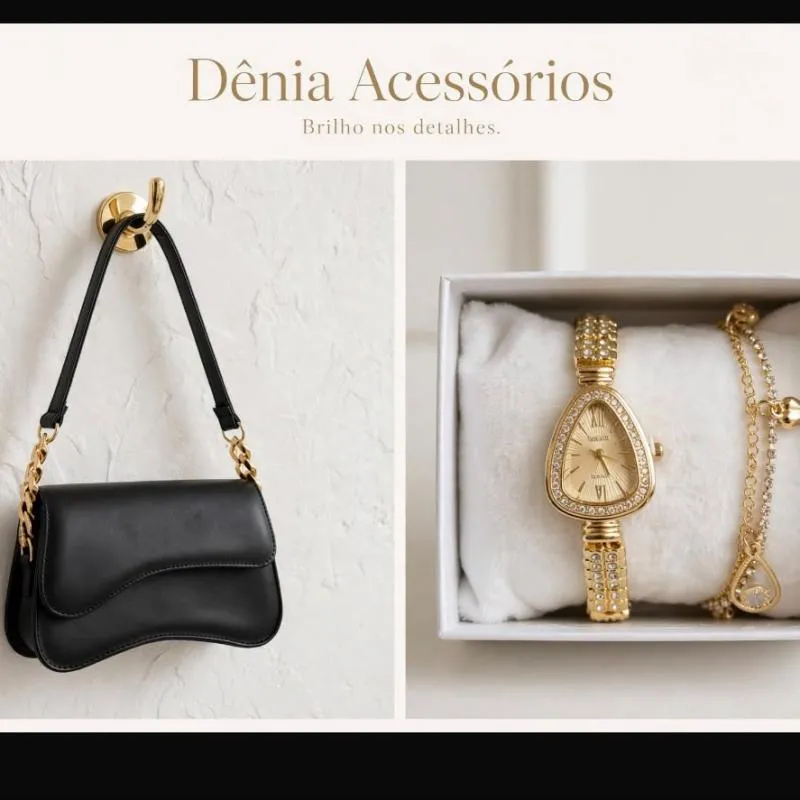 Imagem da campanha Rifa de um kit bolsa e relógio