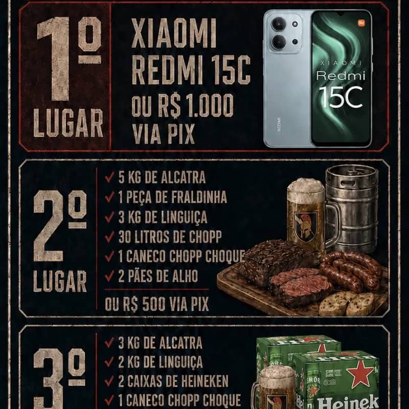 Imagem da campanha Rifa- Conserto de VTR- CHOQUE