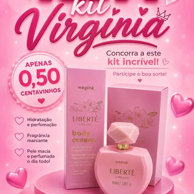 Imagem da campanha Kit Virgínia