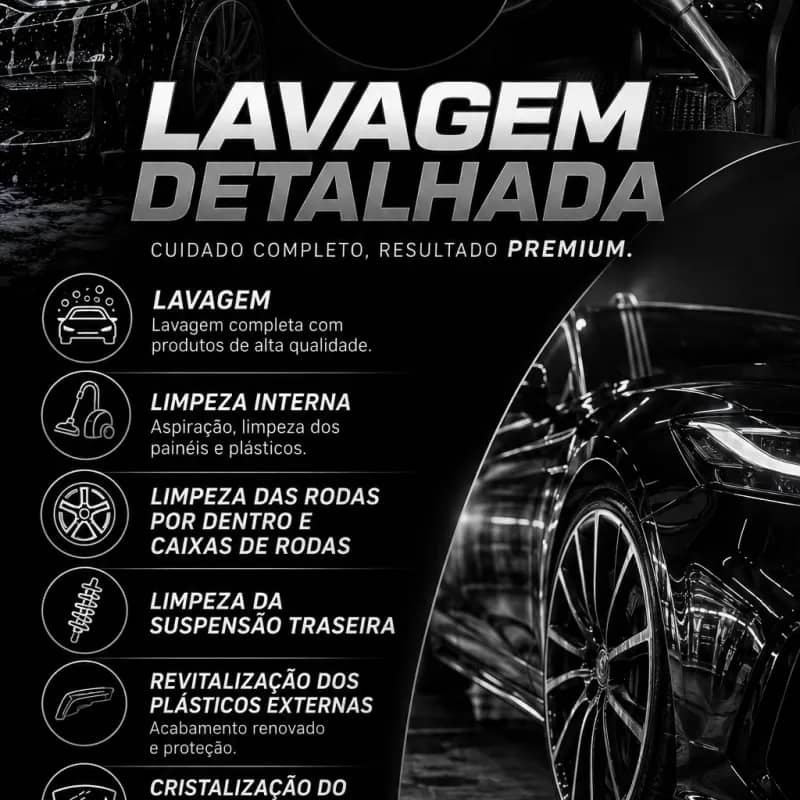 Imagem da campanha Ganhe uma lavagem detalhada