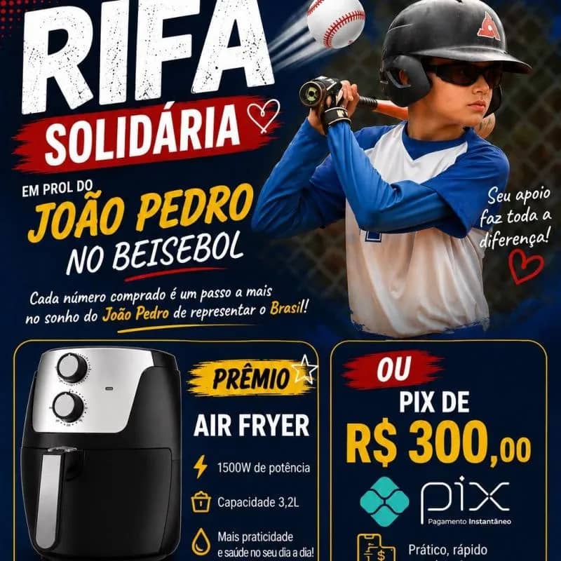 Imagem da campanha João Pedro em mais torneios nacionais