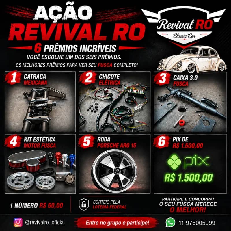 Imagem da campanha Prêmios  6 opções  N*102