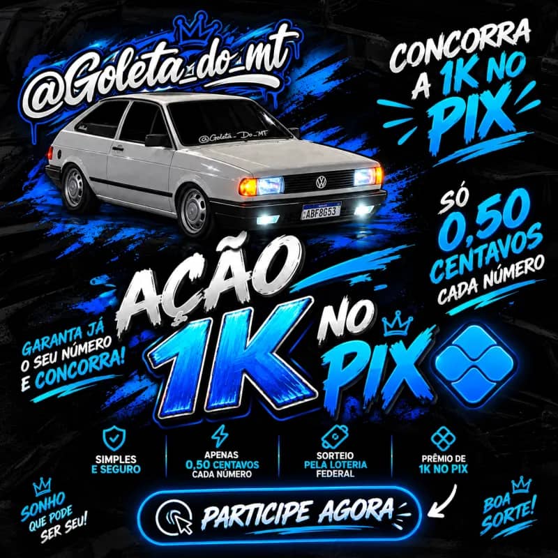Imagem da campanha 1K NO PIX