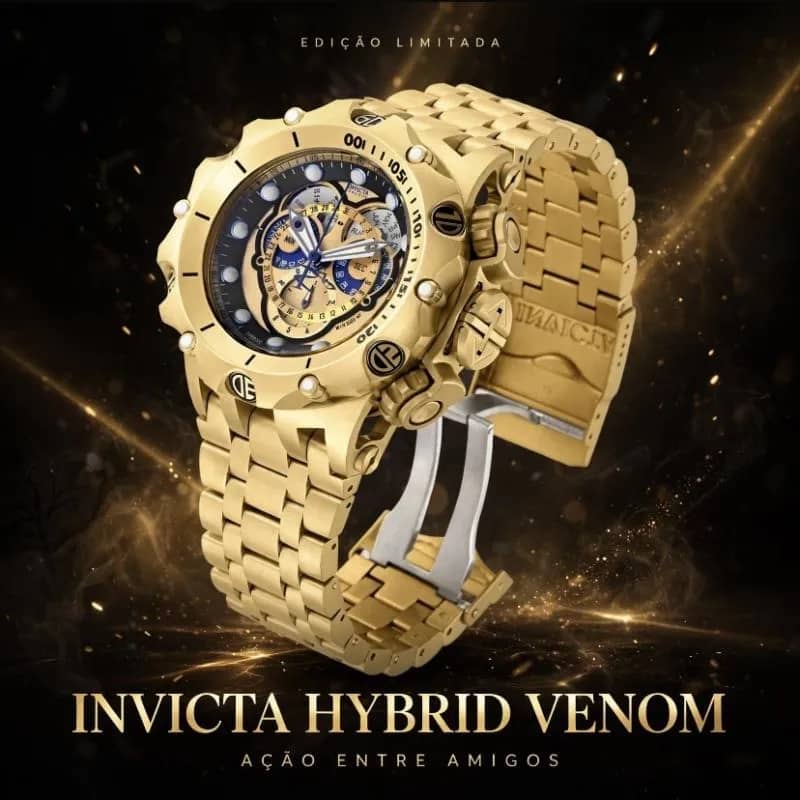 Imagem da campanha -INVICTA HYBRID - SÓ R$1,99 PRA CONCORRER ⌚🔥
