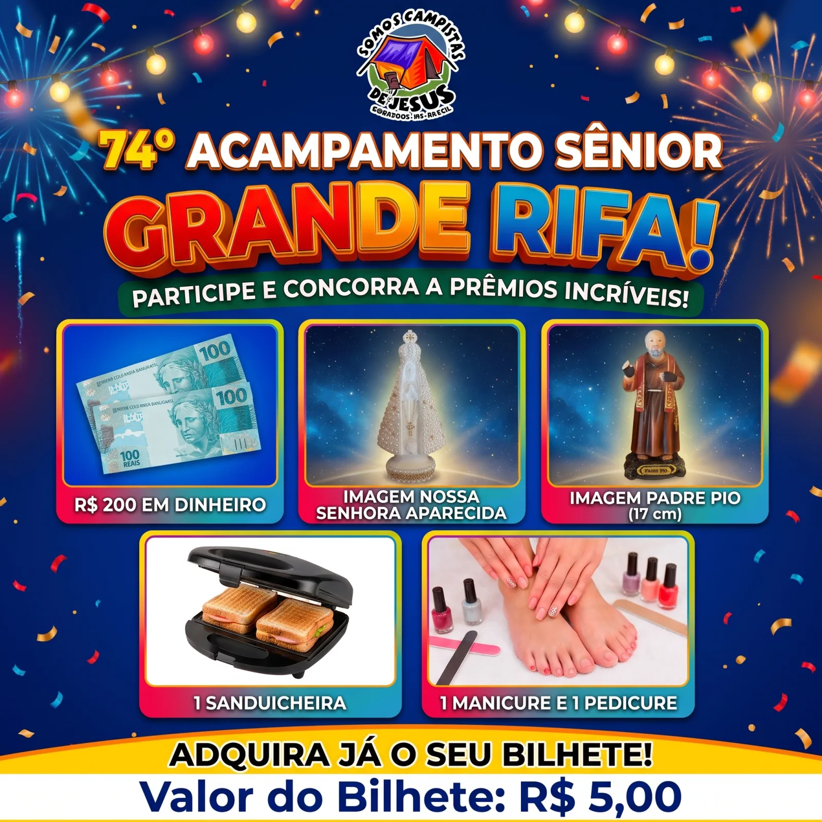 Rifa - 74º Acampamento Sênior
