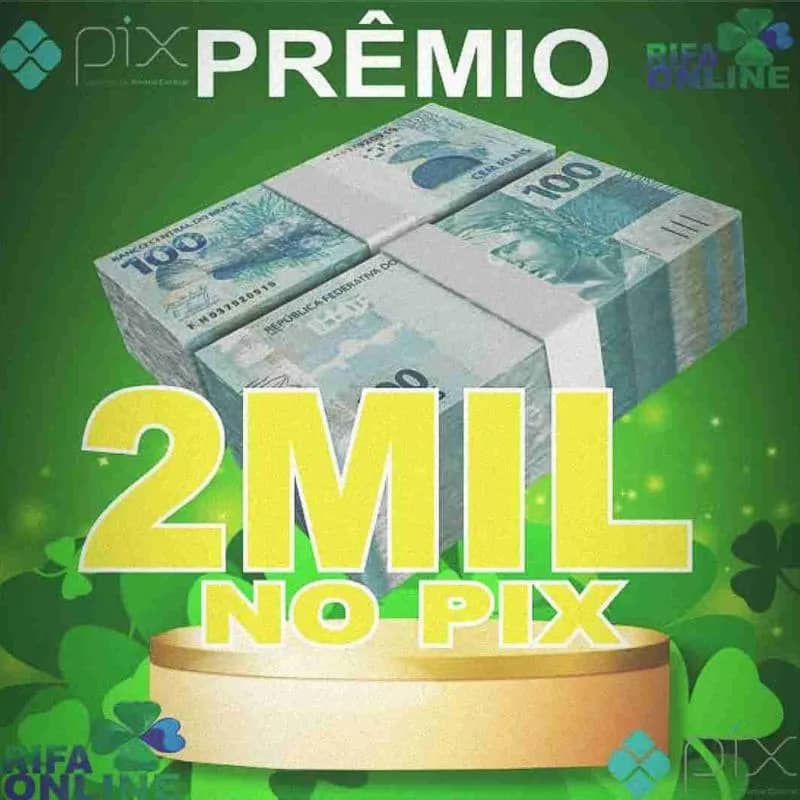Imagem da campanha Pix de R$ 2.000 por R$ 0,80