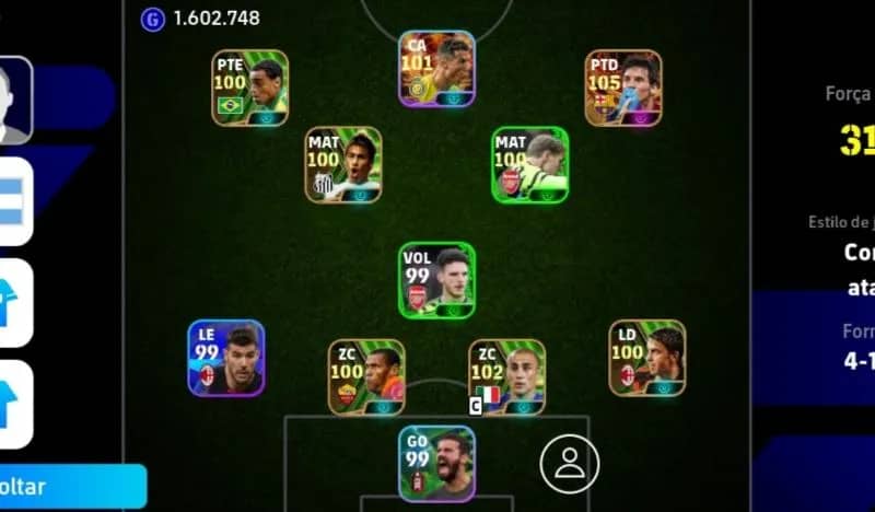 Imagem da campanha conta efootball