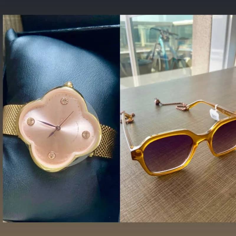 Imagem da campanha Óculos Chilli Beans e um Relógio