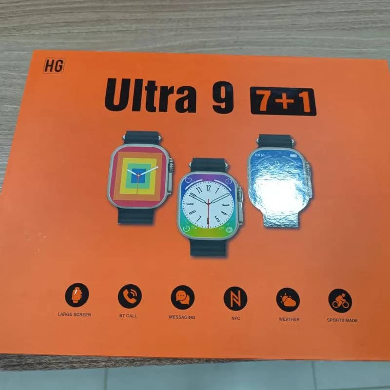 Imagem da campanha Smartwatch ultra 9