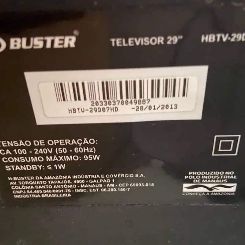 Imagem da campanha Smart TV 29 polegadas Hbuster