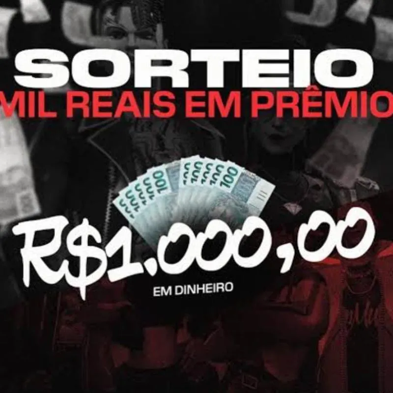 Imagem da campanha Sorteio R$ 1.000,00 na conta