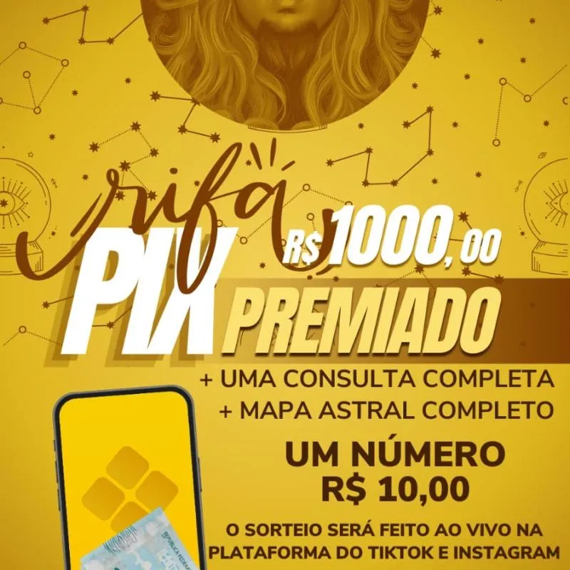 Imagem da campanha RIFA DO MÍSTICO