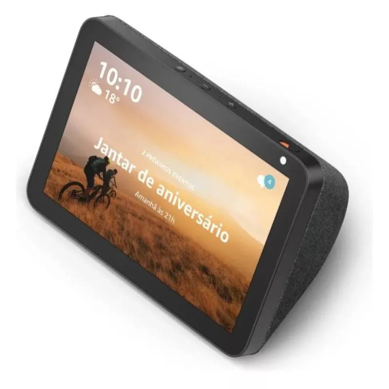 Imagem da campanha Echo Show 8 2a Geração Alexa 8' 13mp Preto Amazon 110V/220