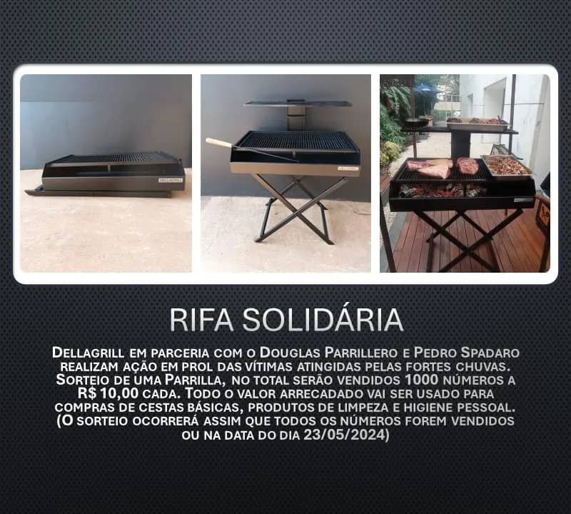 Imagem da campanha Rifa solidária