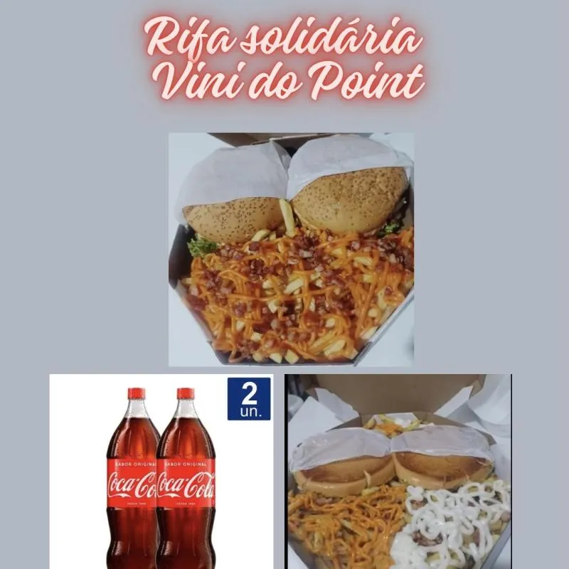 Imagem da campanha Rifa solidária Vini do Point