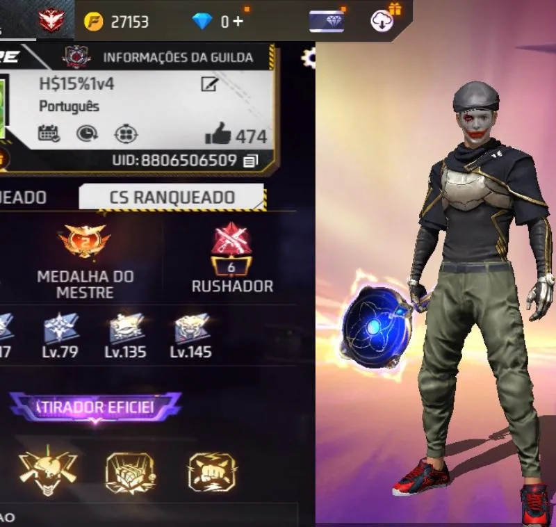 Imagem da campanha Conta de ff muito boa!!!