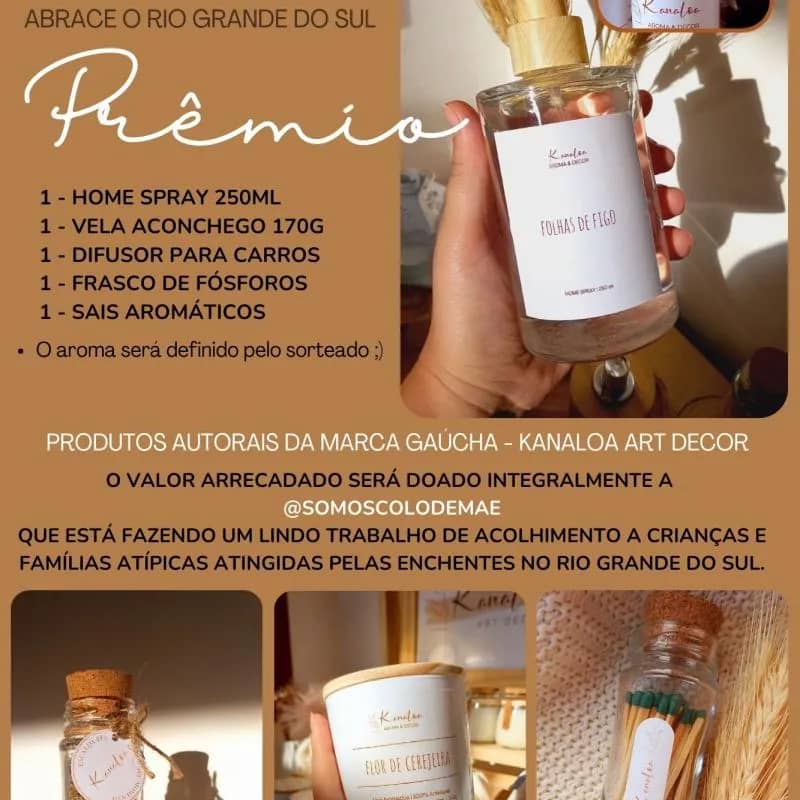 Imagem da campanha ABRACE O RIO GRANDE DO SUL!