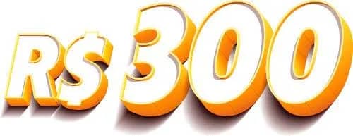 Imagem da campanha 300 conto no pataco🤑🤑