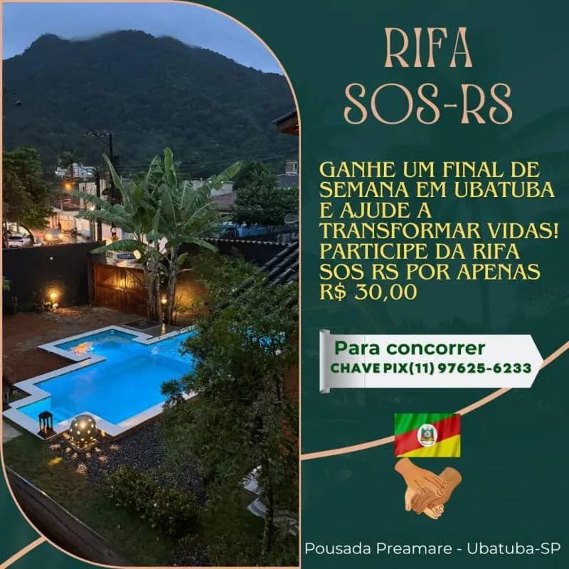 Imagem da campanha 🏖️ Rifa Beneficente SOS RS 🏖️