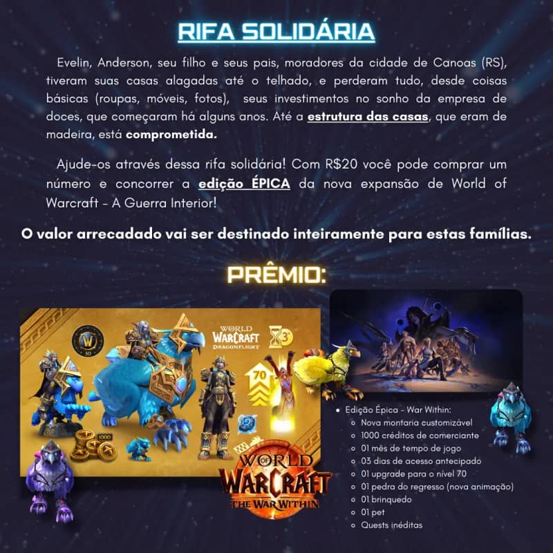 Imagem da campanha Rifa Solidária - Ajude Anderson e Evelin!