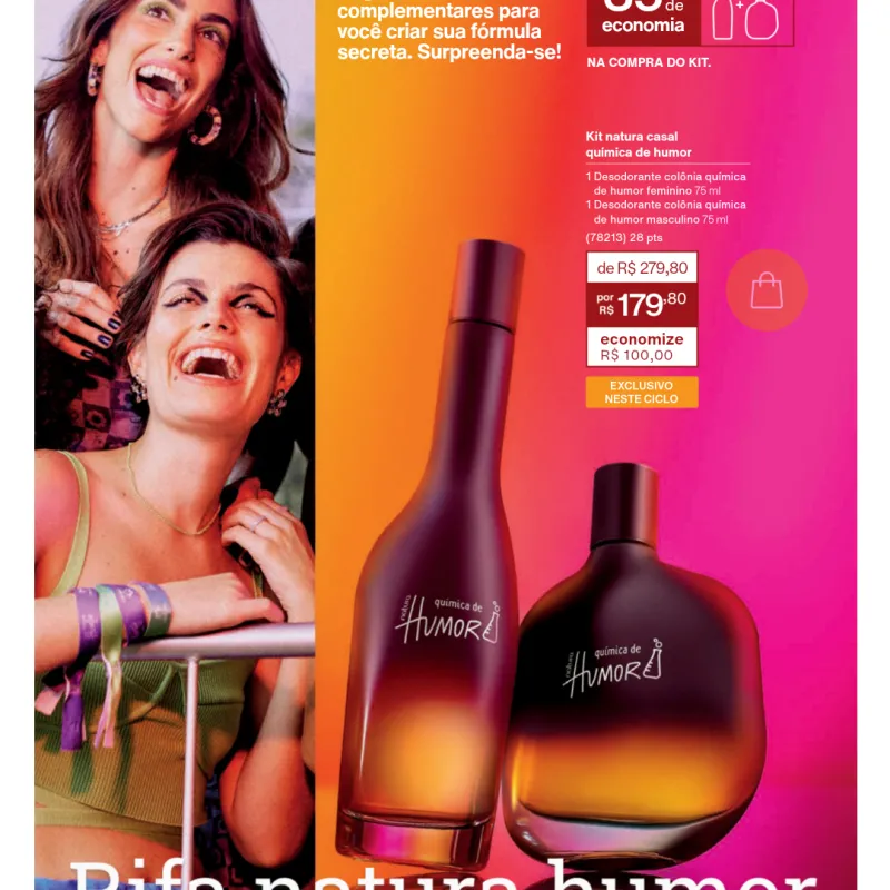 Imagem da campanha Kit humor natura