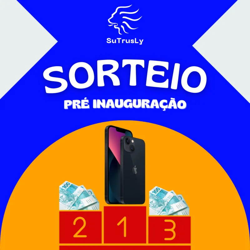 Imagem da campanha SORTEIO DE PRÉ INAUGURAÇÃO