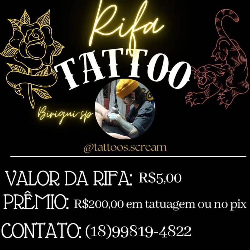 Imagem da campanha Rifa Tatto