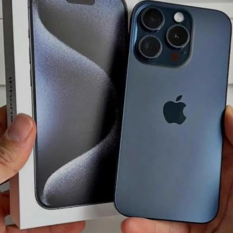 Imagem da campanha Rifa iPhone 15 pro Azul